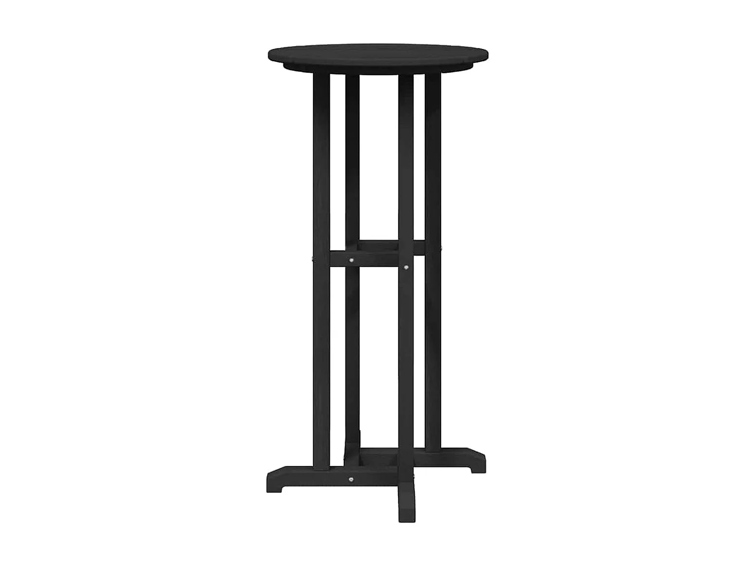 Table de bar Noir 55 x 55 x 107 cm HDPE