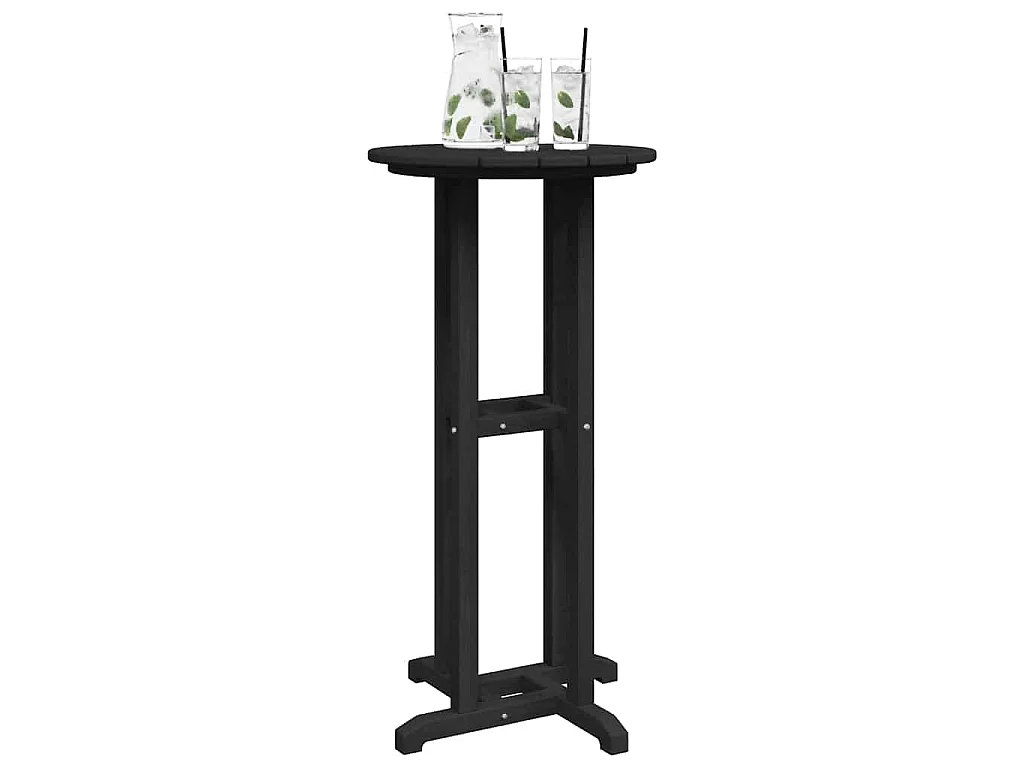 Tavolo da bar Nero 55 x 55 x 107 cm HDPE
