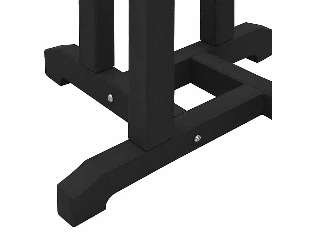 Tavolo da bar Nero 55 x 55 x 107 cm HDPE