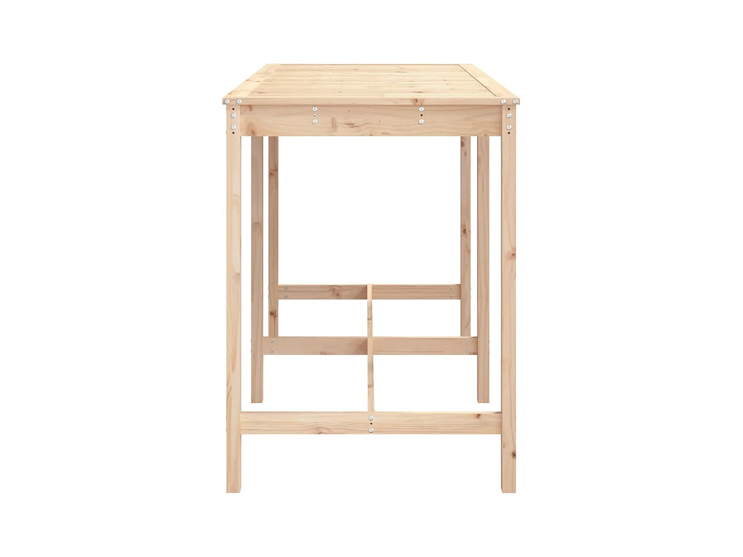 Tuintafel 159,5x82,5x110 cm massief grenenhout