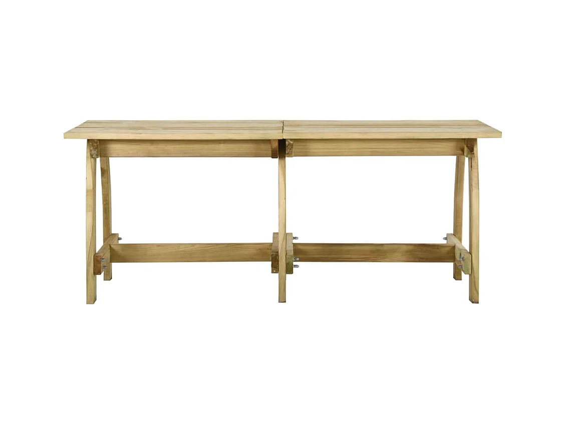 Tuintafel 220x74x75 cm Geïmpregneerd grenenhout