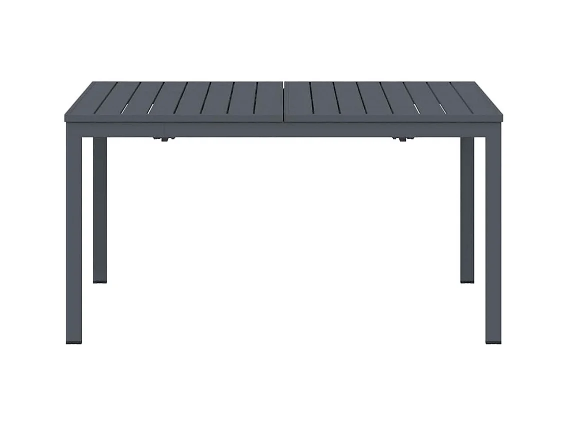 Table d'Extension 2 pcs Anthracite 210 x 90 x 73 cm Acier