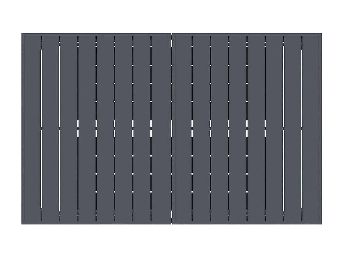 Table d'Extension 2 pcs Anthracite 210 x 90 x 73 cm Acier