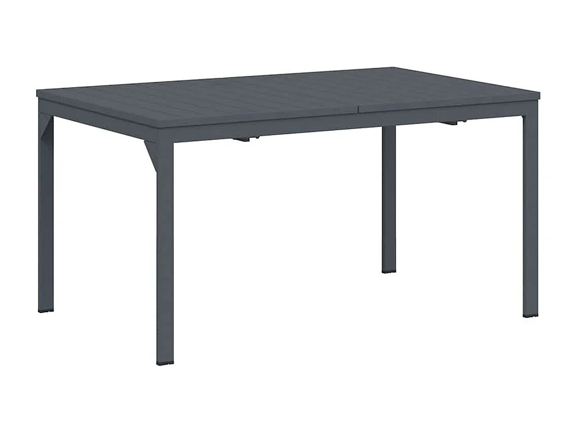 Table d'Extension 2 pcs Anthracite 210 x 90 x 73 cm Acier