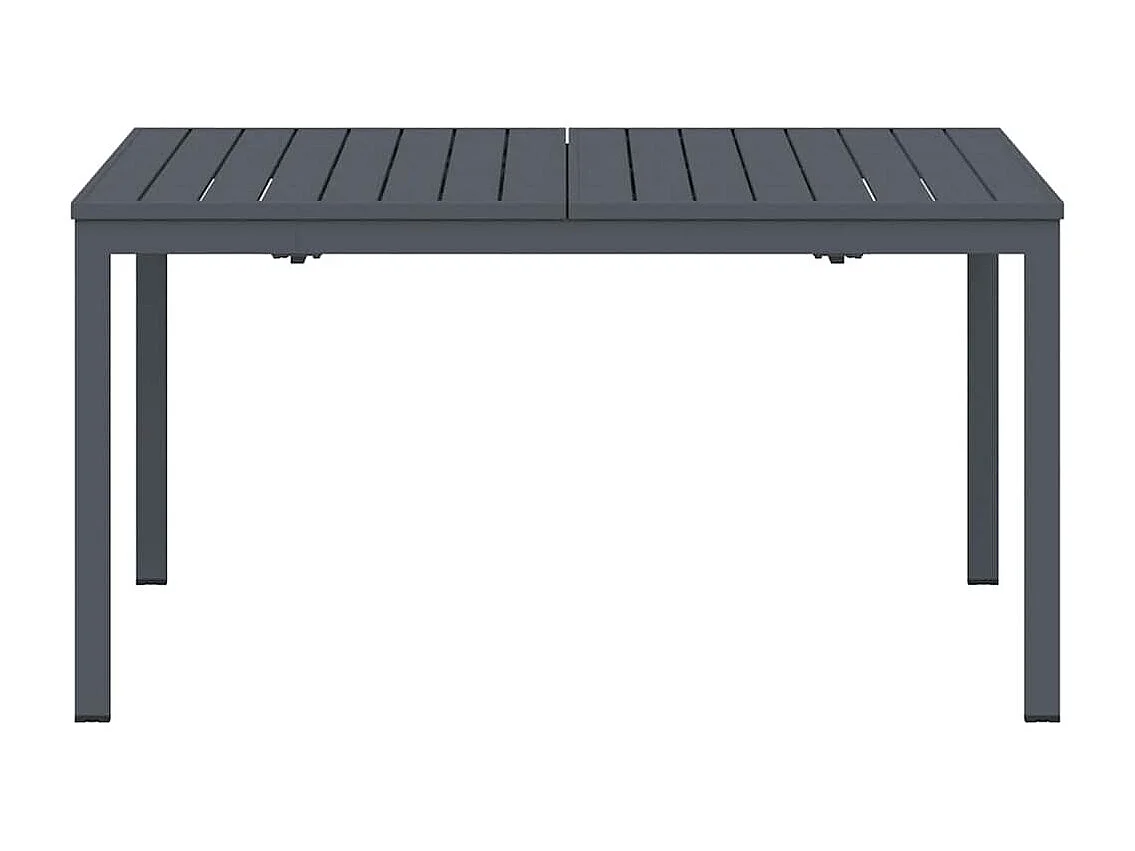 Table d'Extension 2 pcs Anthracite 210 x 90 x 73 cm Acier