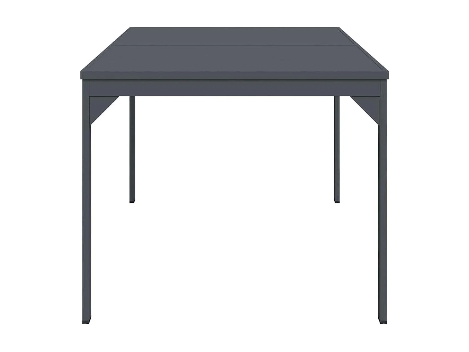 Table d'Extension 2 pcs Anthracite 210 x 90 x 73 cm Acier