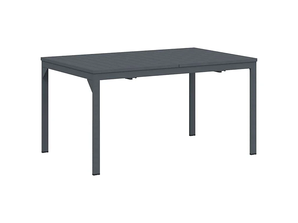 Ausziehtisch 2 Stk. Anthrazit 210 x 90 x 73 cm Stahl