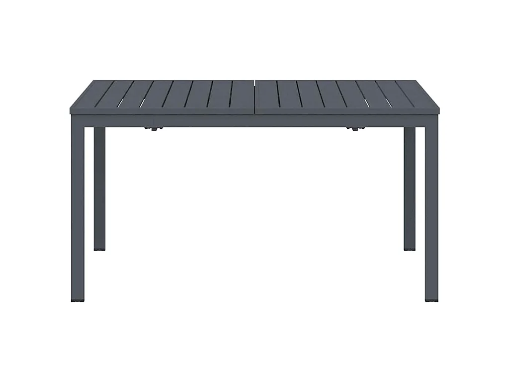 Ausziehtisch 2 Stk. Anthrazit 210 x 90 x 73 cm Stahl