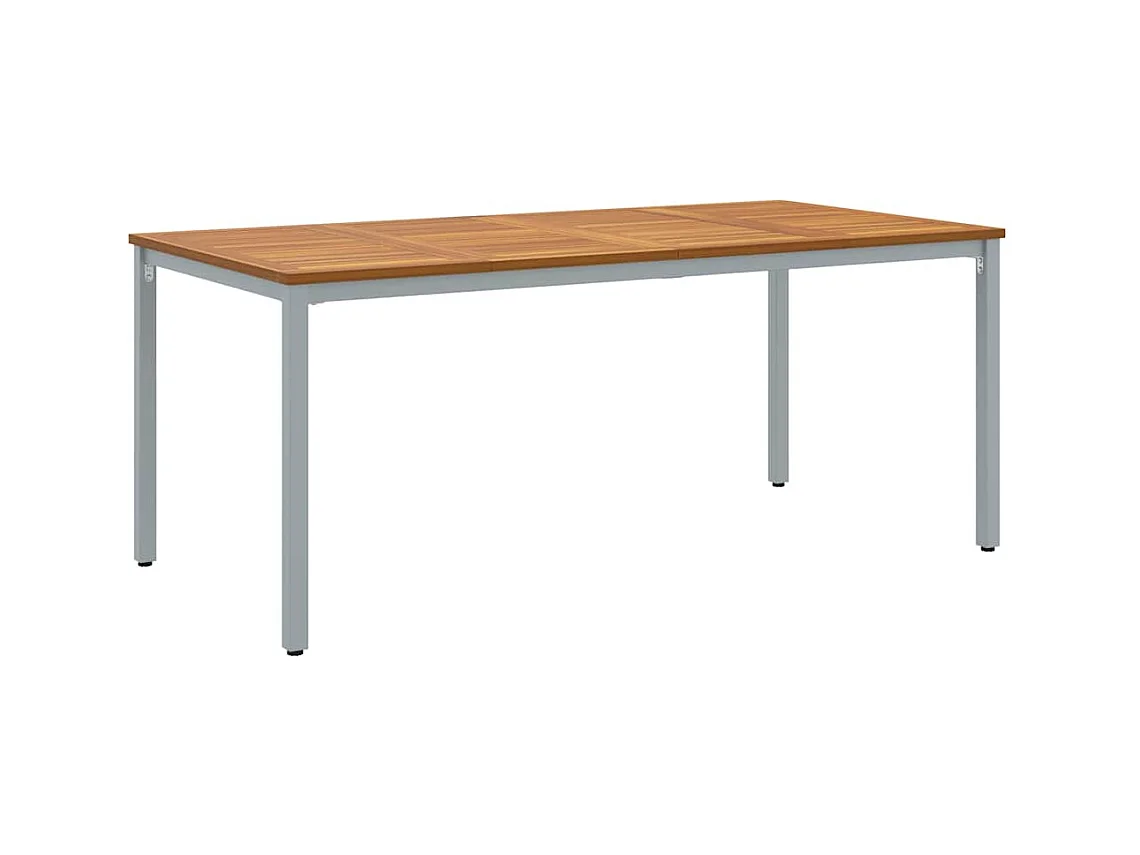 Tables de jardin Naturel et gris 180 x 90 x 75 cm