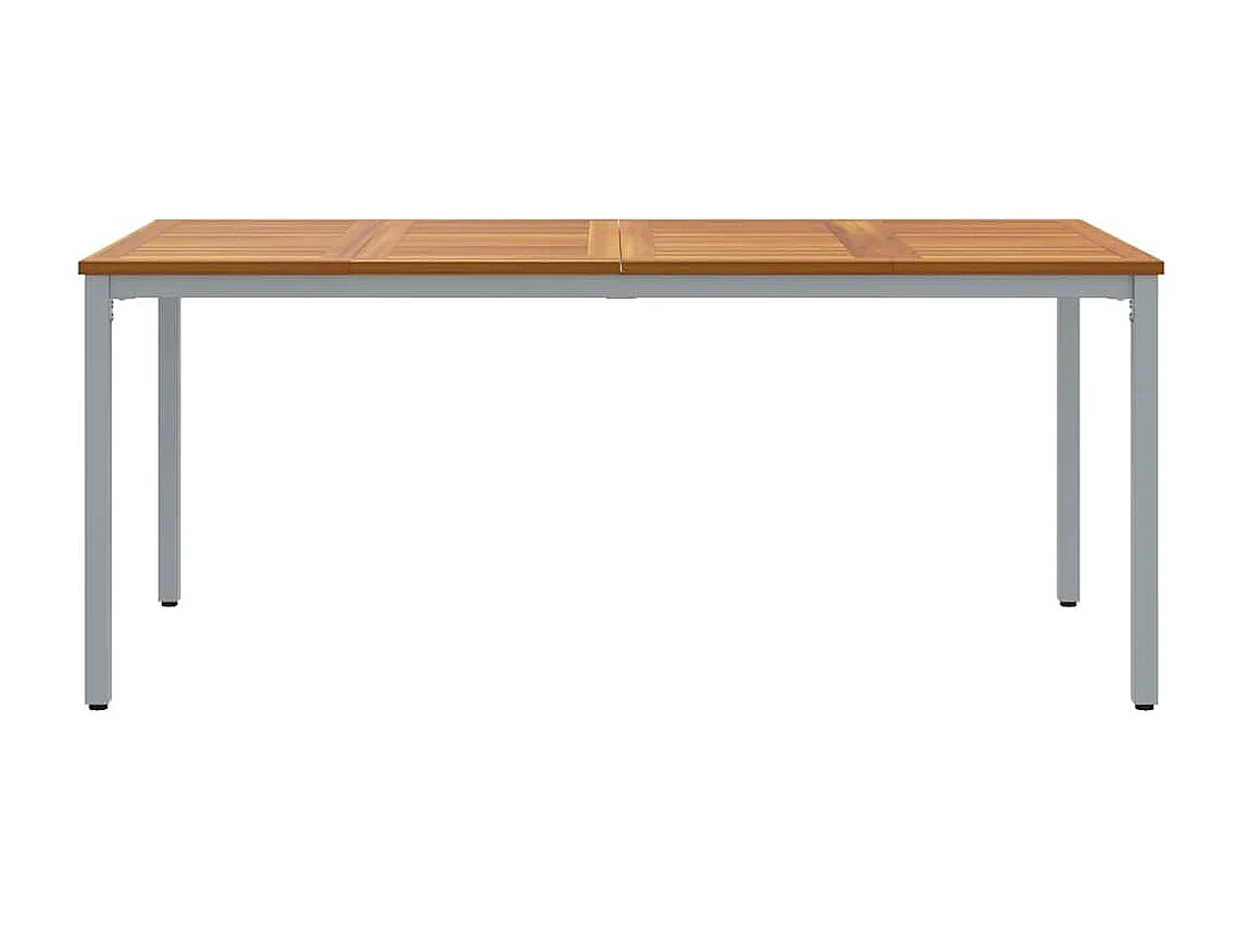 Tables de jardin Naturel et gris 180 x 90 x 75 cm