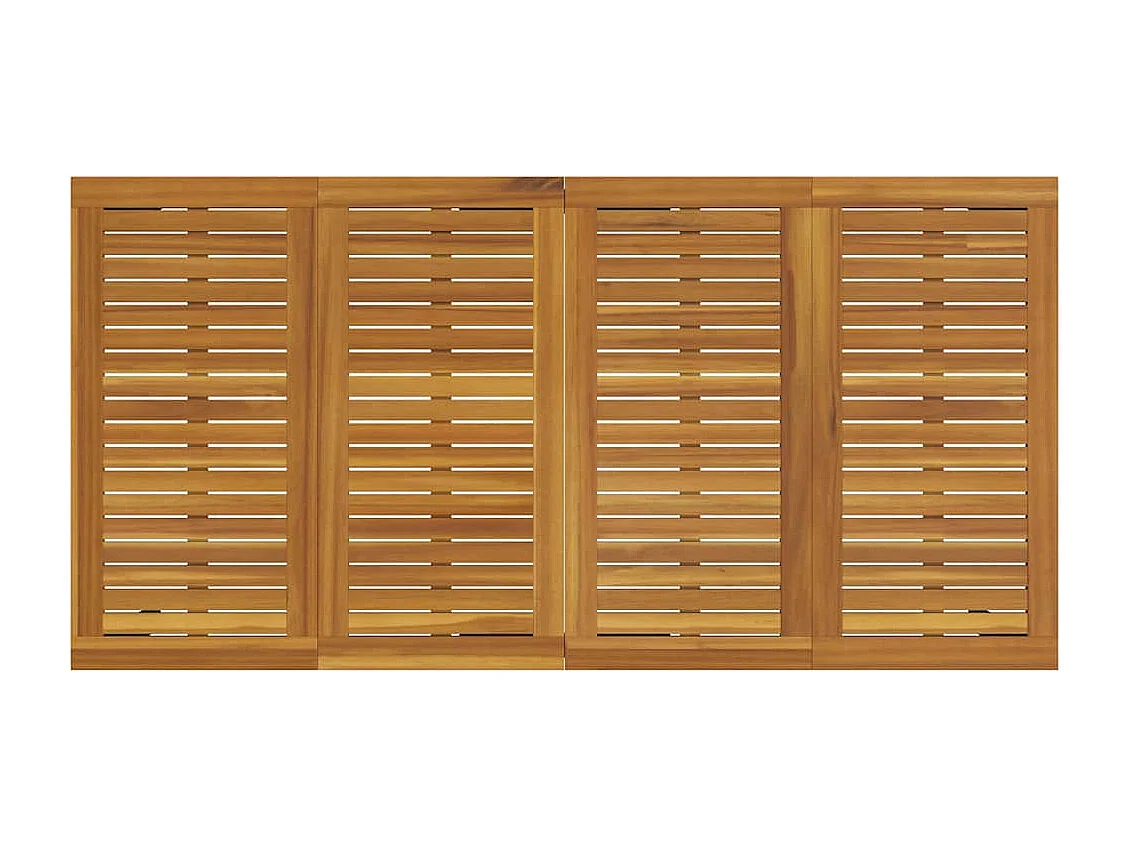 Tables de jardin Naturel et gris 180 x 90 x 75 cm