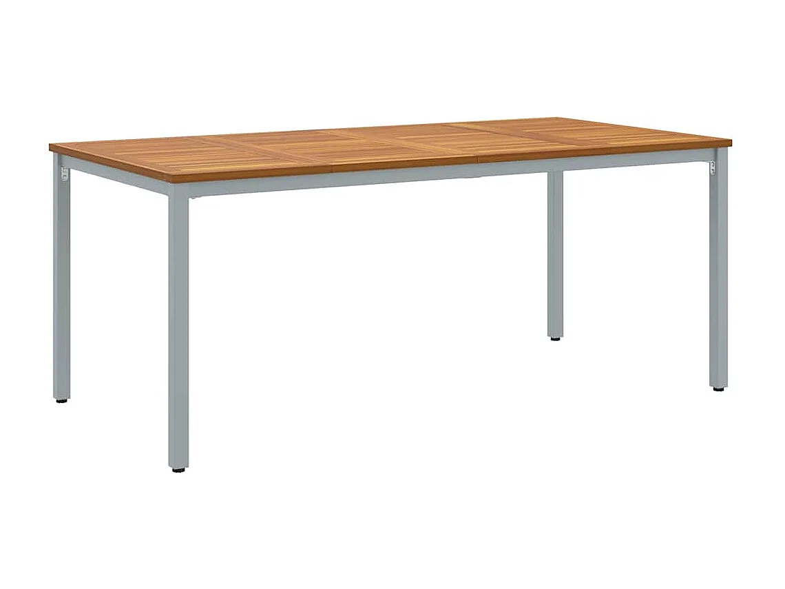 Tables de jardin Naturel et gris 180 x 90 x 75 cm