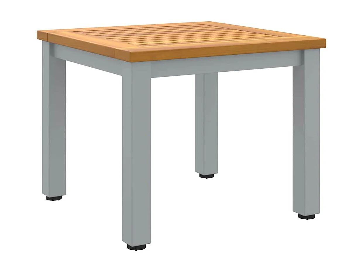 Tables de jardin Naturel et gris 45 x 45 x 38 cm
