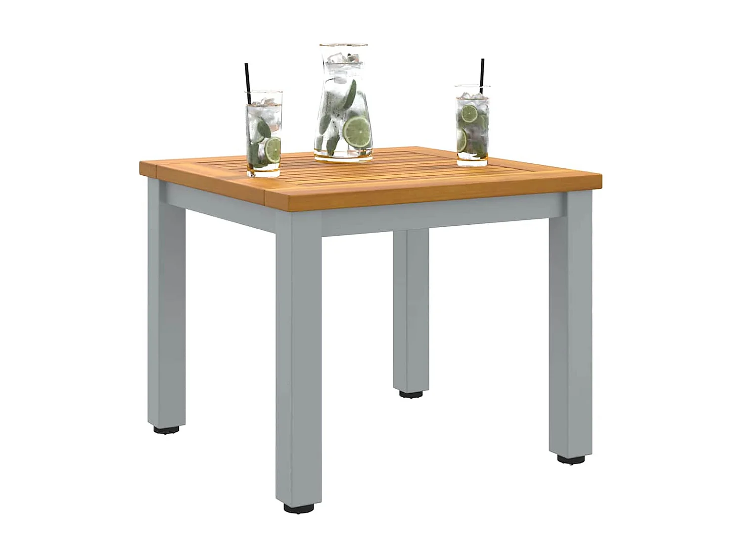 Tables de jardin Naturel et gris 45 x 45 x 38 cm