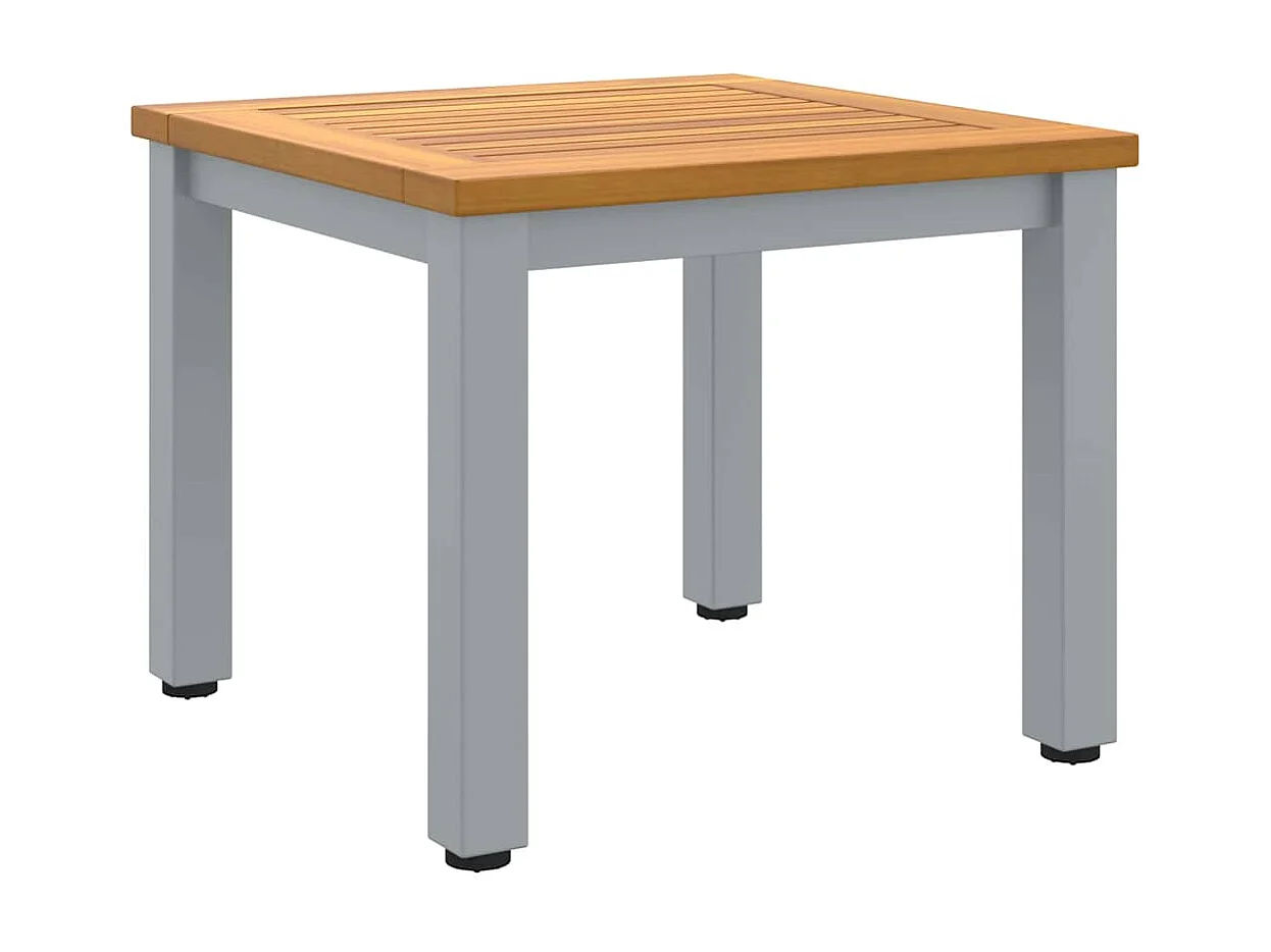 Tables de jardin Naturel et gris 45 x 45 x 38 cm
