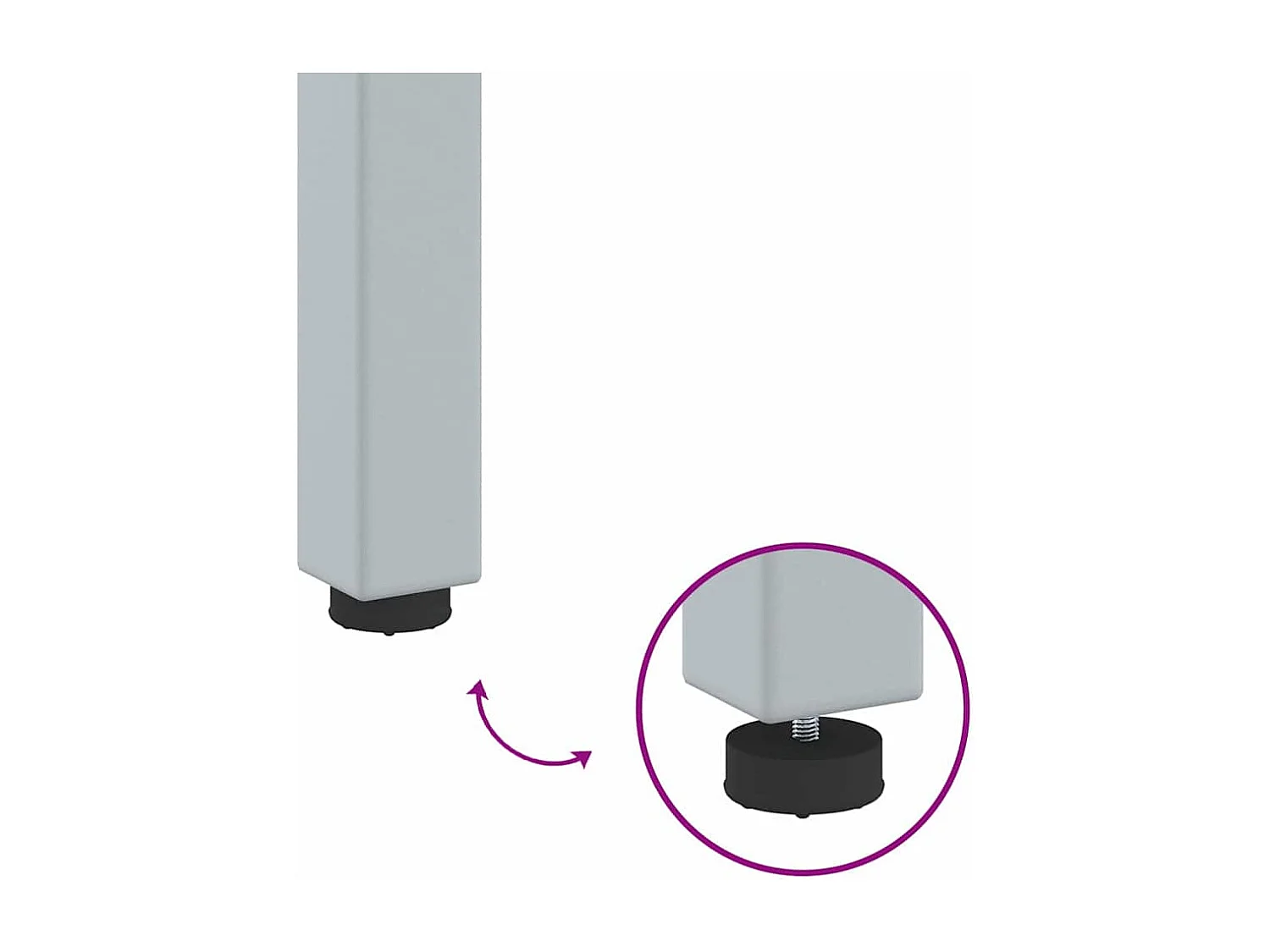 Tables de jardin Naturel et gris 45 x 45 x 38 cm