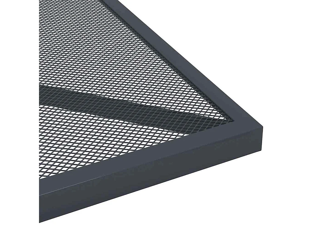 Mesa de jardín antracita 50x50x72 cm malla de acero