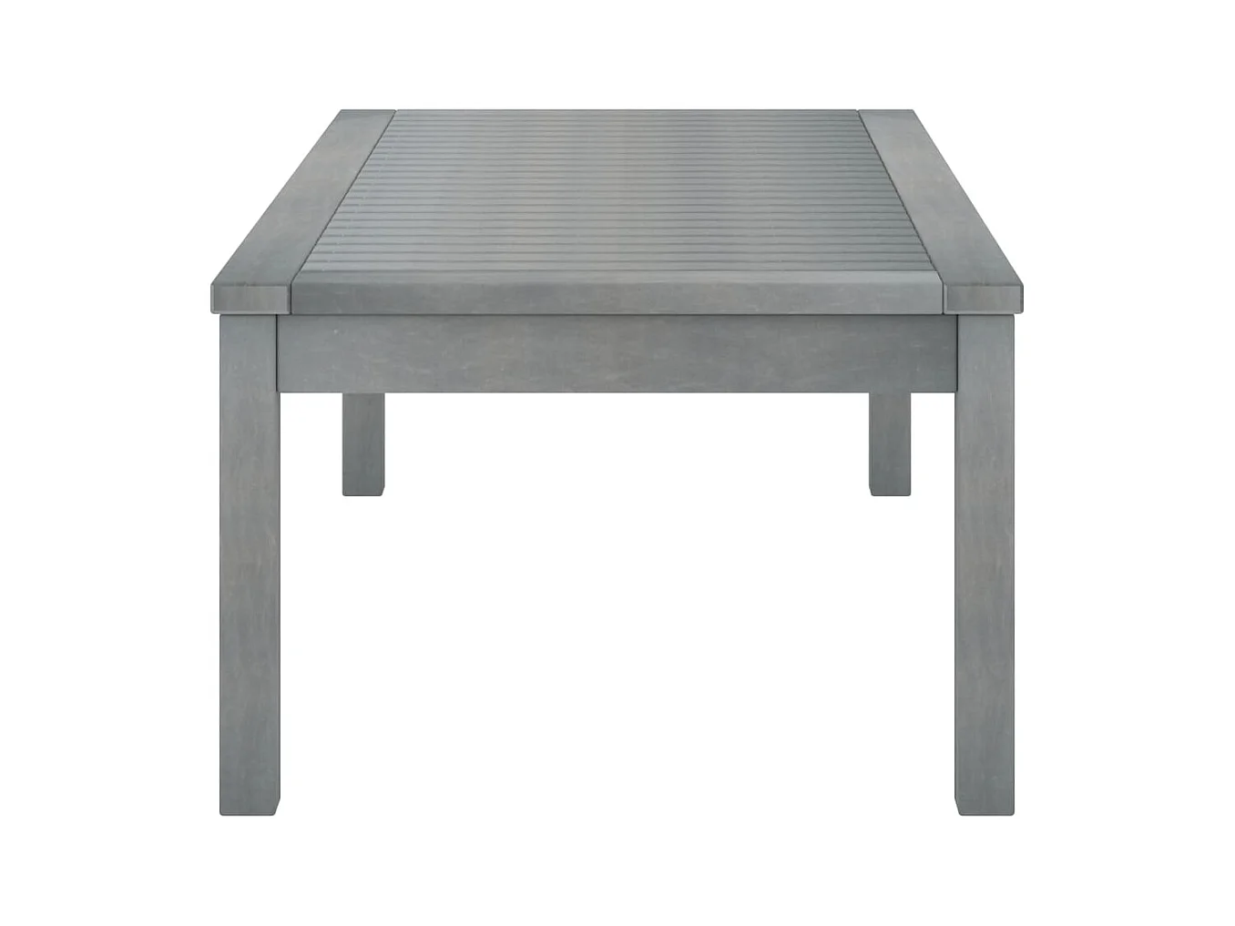 Salontafel 100x50x33 cm Grijs Massief acaciahout