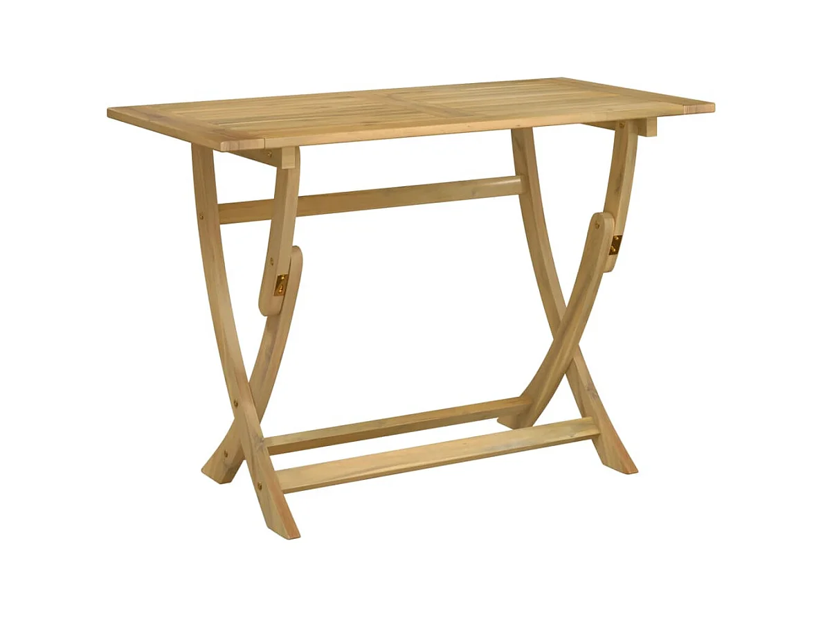 Opvouwbare tuintafel 110x55x75 cm massief acaciahout