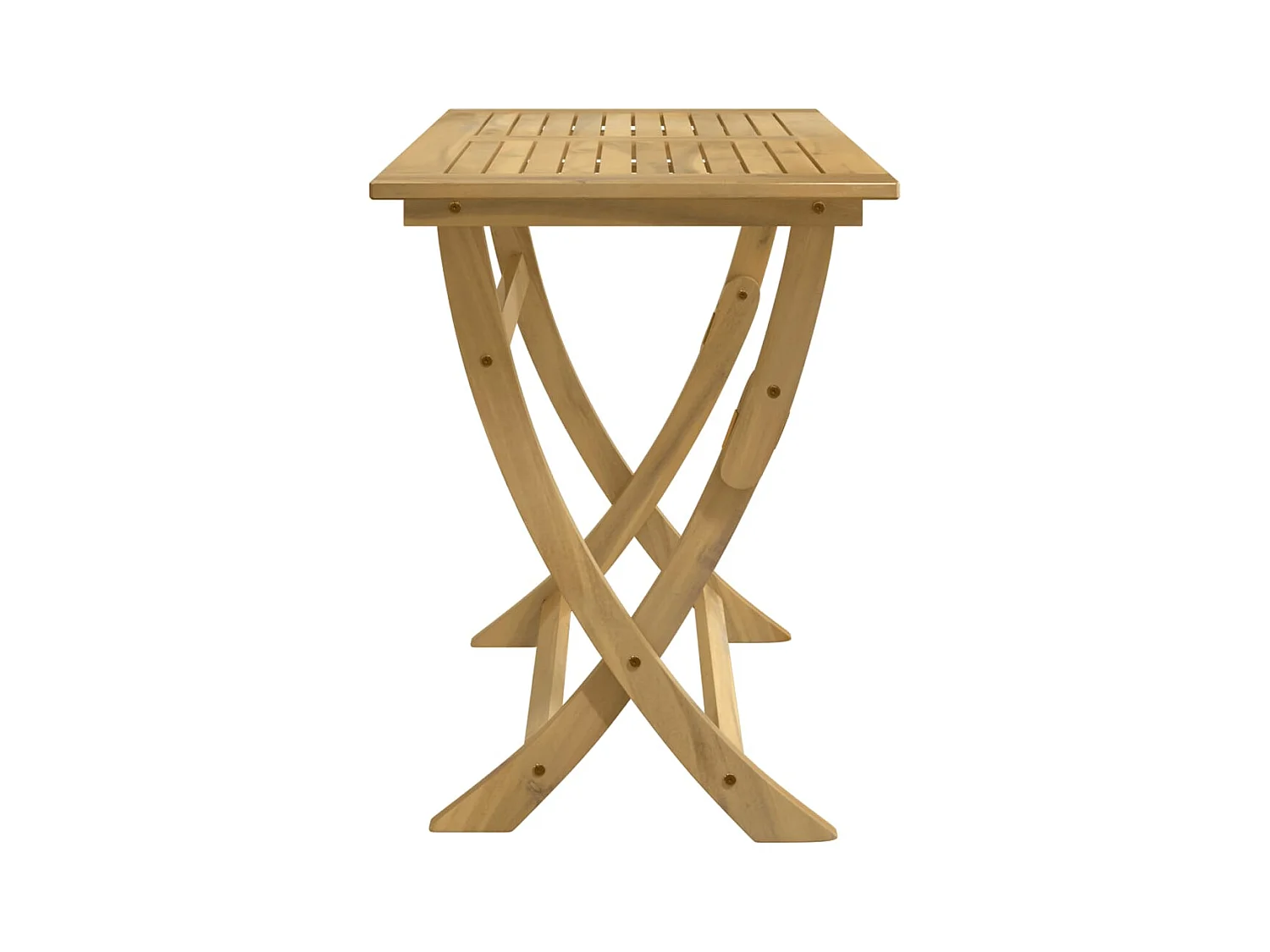Opvouwbare tuintafel 110x55x75 cm massief acaciahout