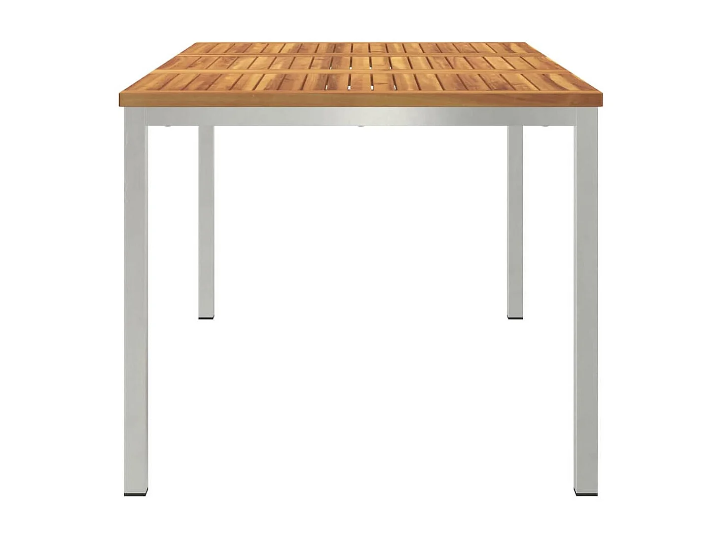Table à manger d'extérieur Marron Bois d'acacia massif