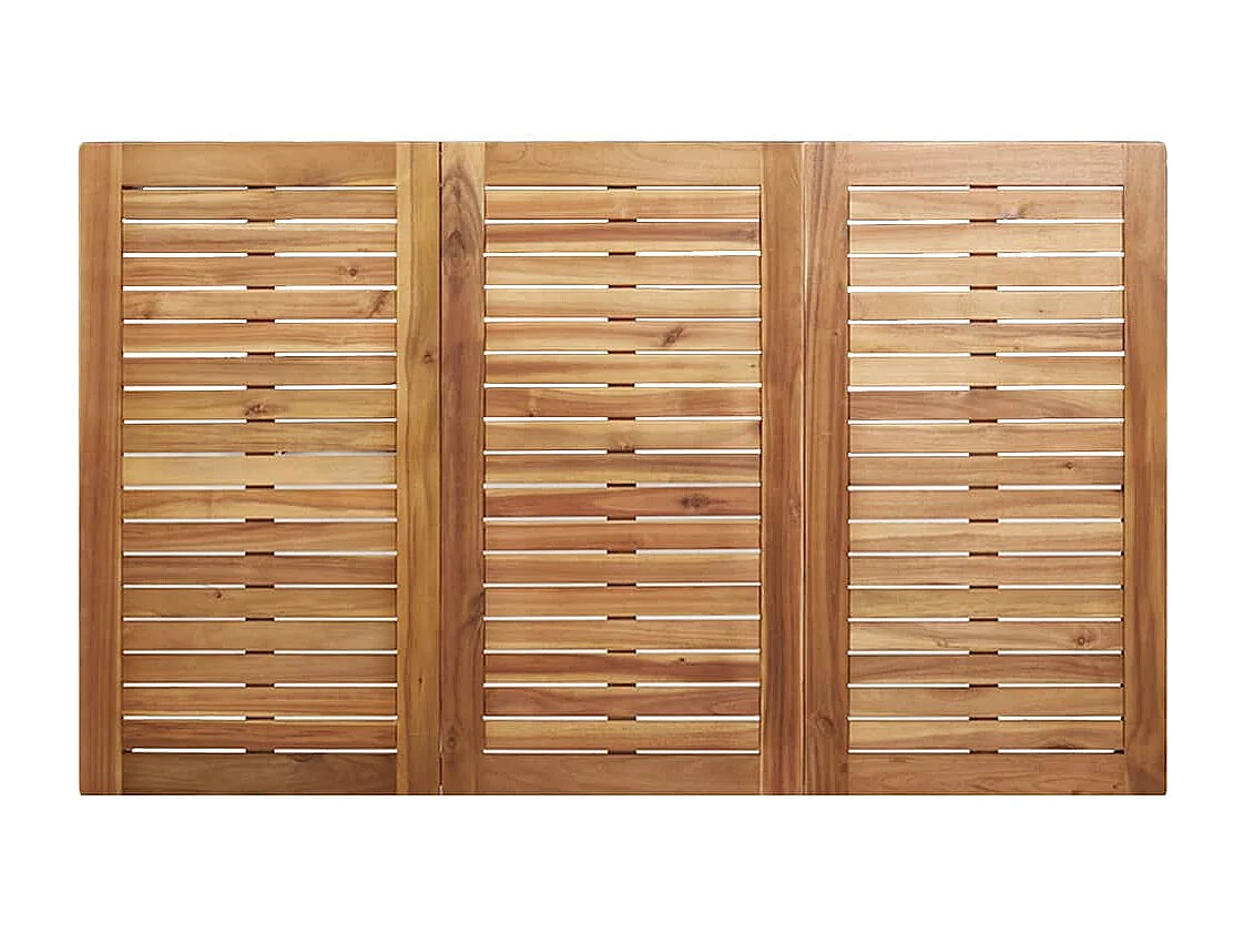 Table à manger d'extérieur Marron Bois d'acacia massif