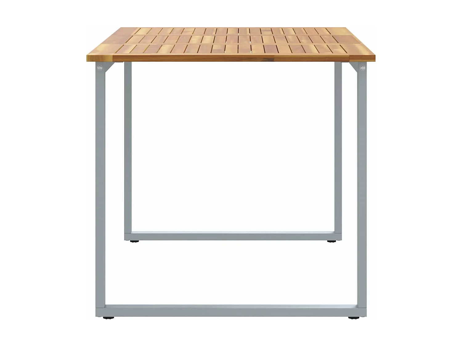 Mesa de comedor de jardín Gris 140 x 80 x 75 cm