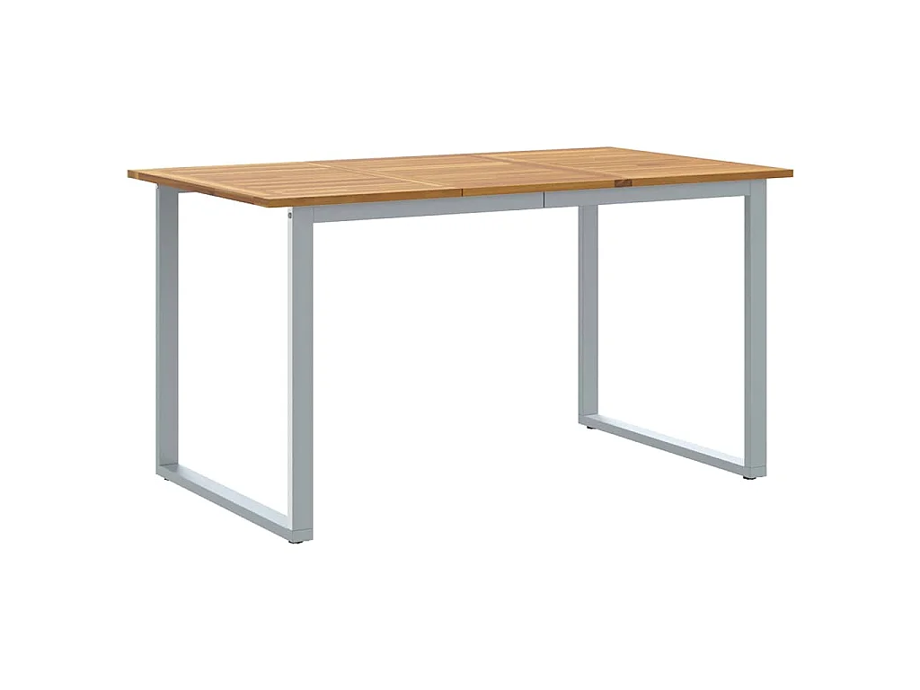 Tavolo da pranzo da giardino Grigio 140 x 80 x 75 cm