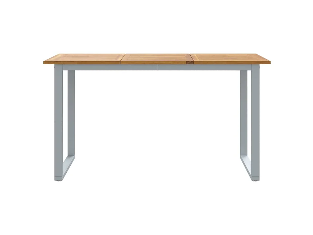 Tavolo da pranzo da giardino Grigio 140 x 80 x 75 cm