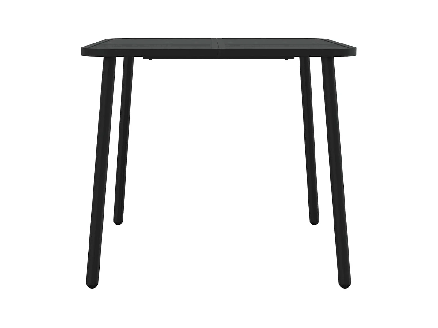 Antraciet tuintafel 80x80x71 cm staal