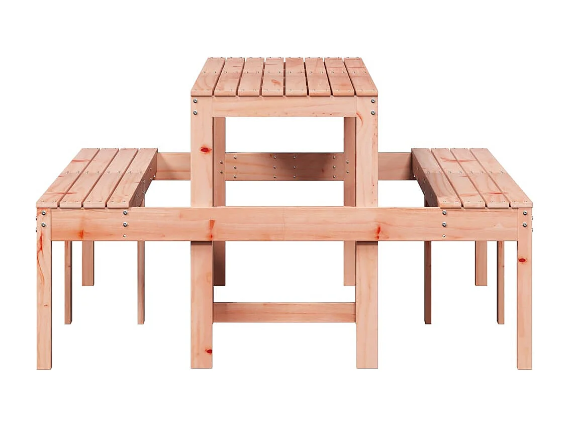 Mesa de picnic 160x134x75 cm madera maciza de abeto Douglas