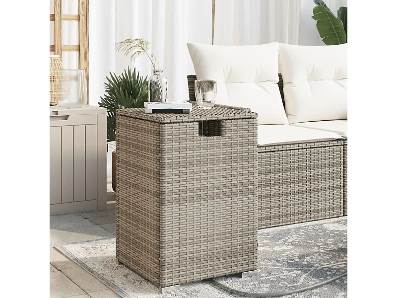 Propaanfleshoes tafel grijs 40x40x60 cm