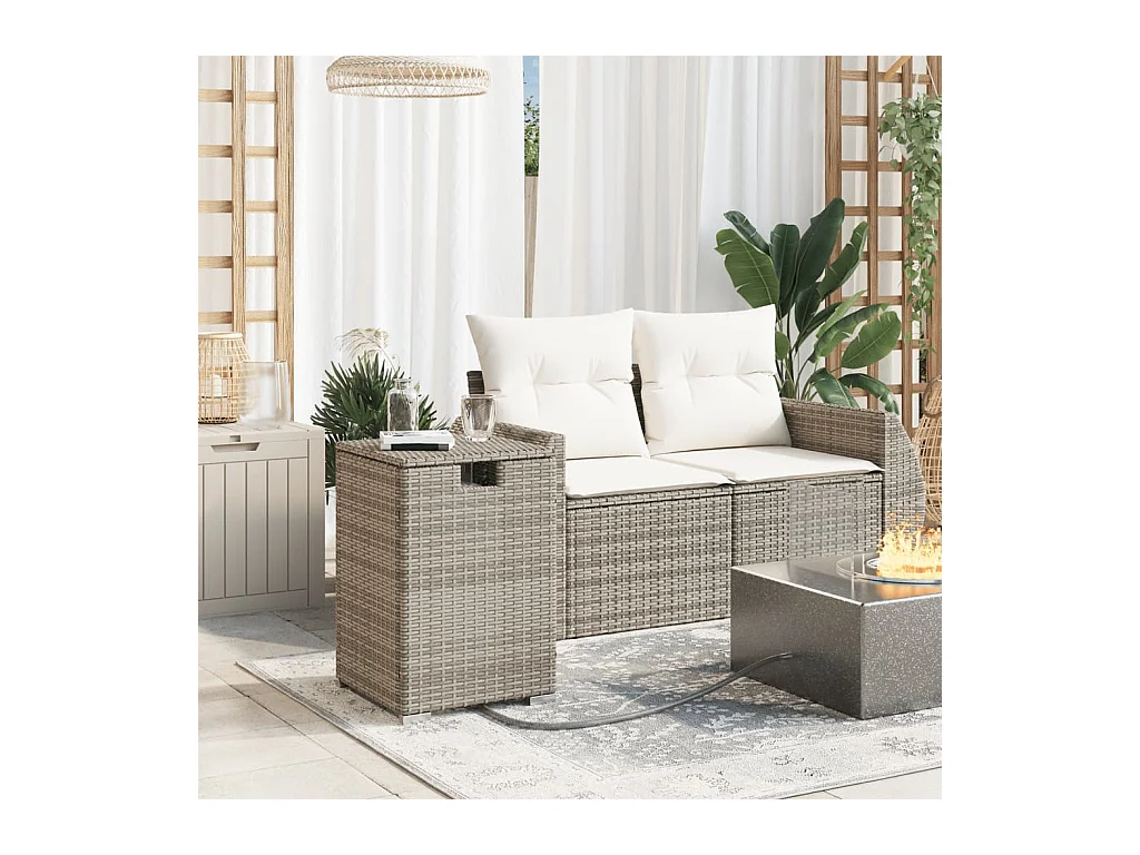 Propaanfleshoes tafel grijs 40x40x60 cm