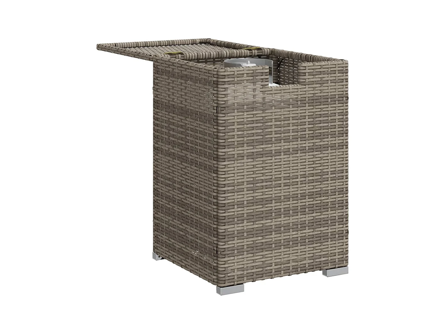 Propaanfleshoes tafel grijs 40x40x60 cm