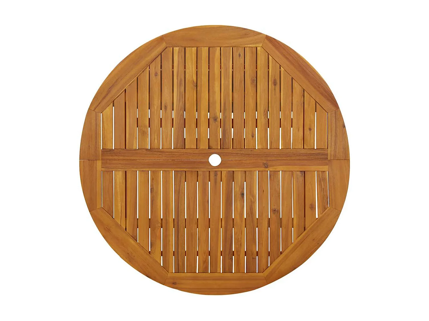 Tavolo da giardino pieghevole 110 cm Legno massello di acacia