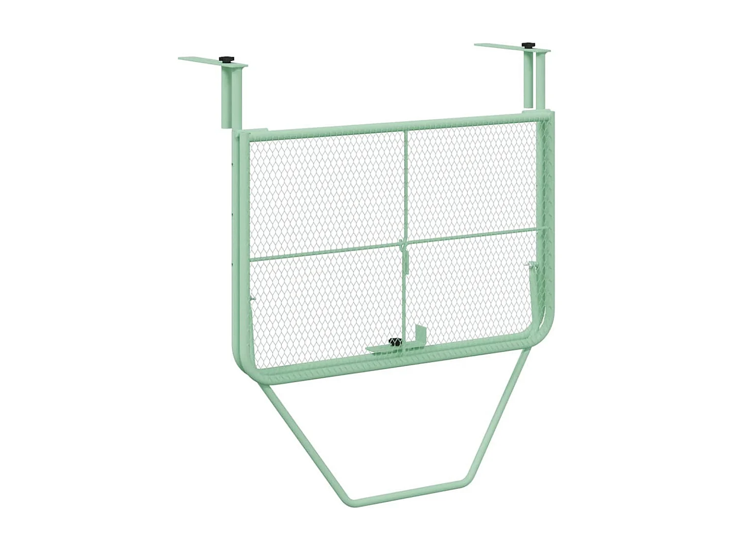 Mesa de Balcón Colgante Verde Menta 60 x 39 x 65 cm Acero