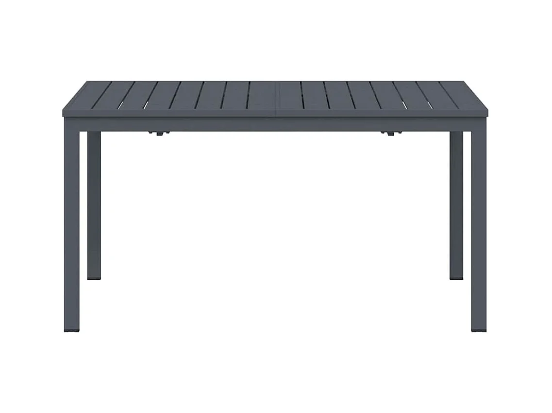 Table d'Extension Anthracite 180 x 80 x 76 cm Acier