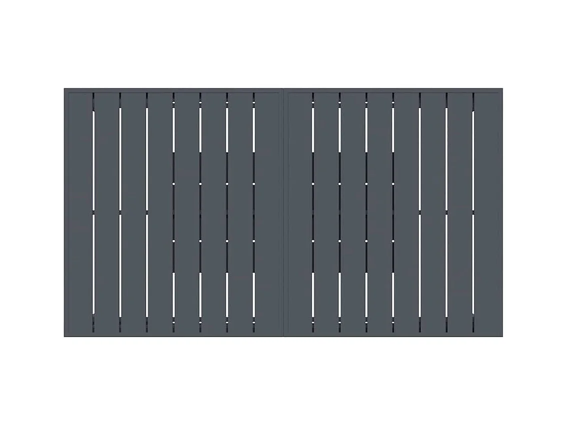 Table d'Extension Anthracite 180 x 80 x 76 cm Acier