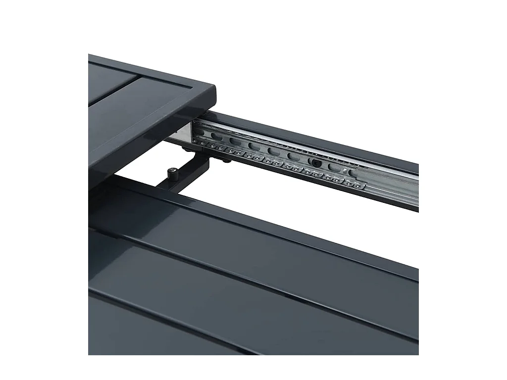 Table d'Extension Anthracite 180 x 80 x 76 cm Acier