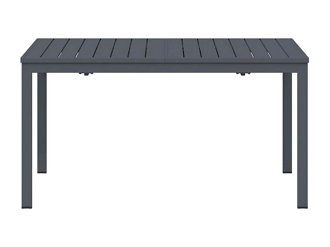 Table d'Extension Anthracite 180 x 80 x 76 cm Acier