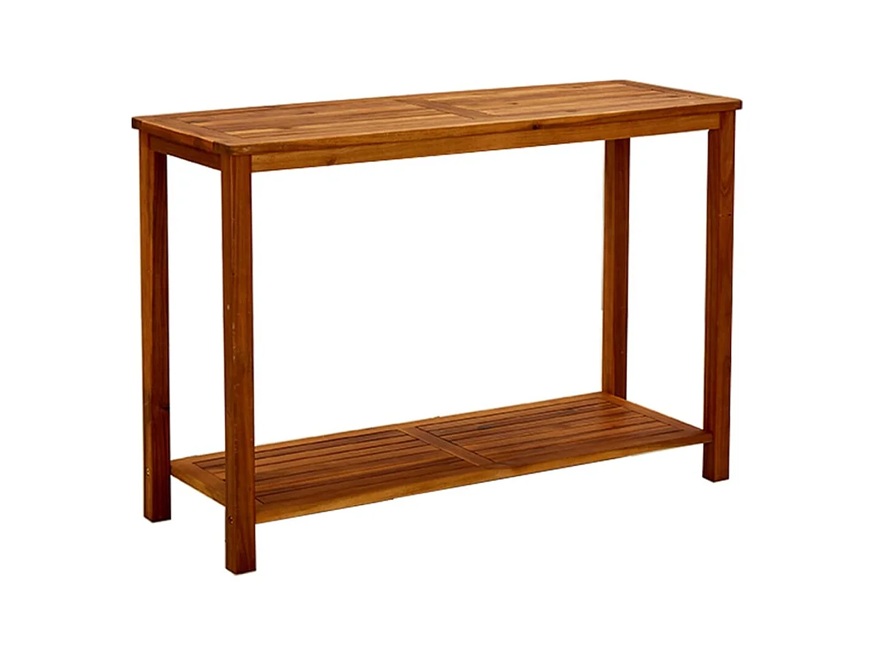 Table console de jardin 110x40x75 cm Bois d'acacia solide