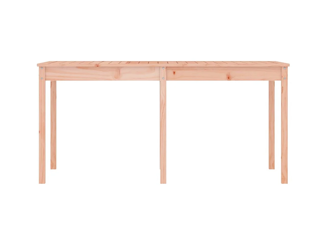 Mesa de jardín 159,5x82,5x76 cm madera maciza de abeto Douglas