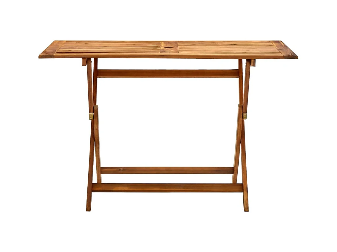 Table de jardin pliable 120x70x75 cm Bois d'acacia massif