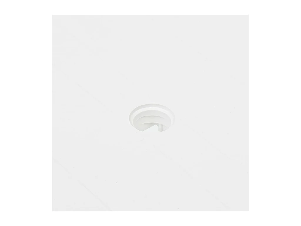 Witte tuintafel 80x75x72 cm Kunststof