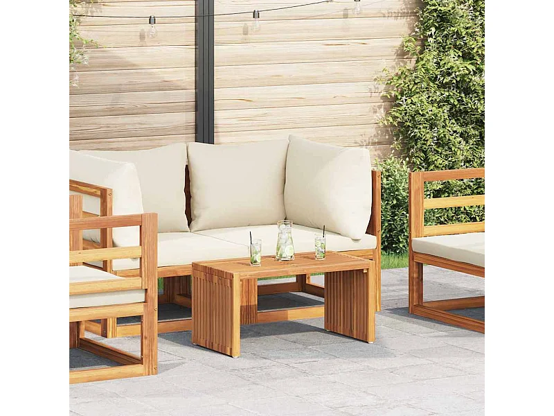 Table d'appoint de jardin Marron 70 x 37.5 x 35.5 cm
