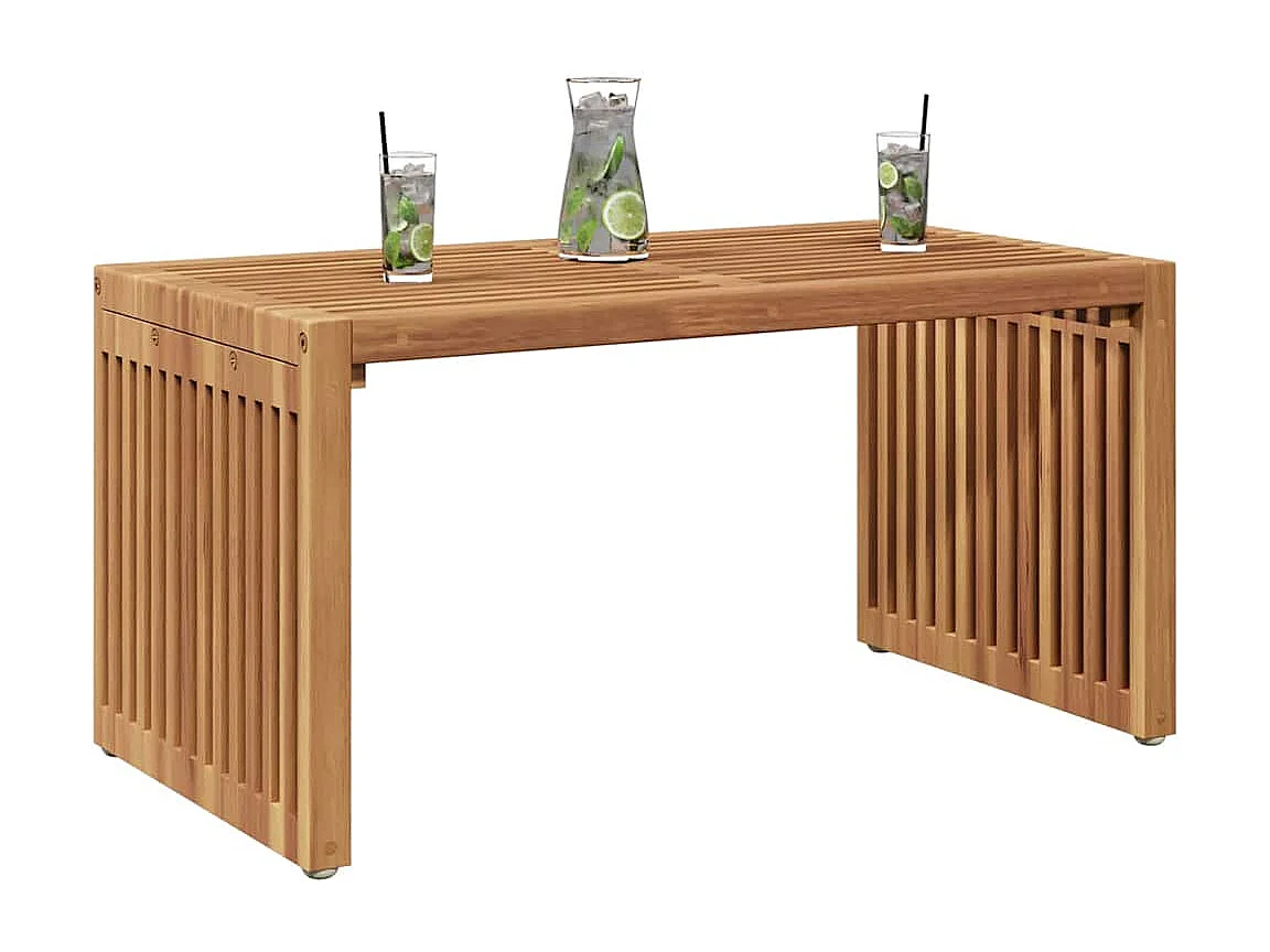 Table d'appoint de jardin Marron 70 x 37.5 x 35.5 cm