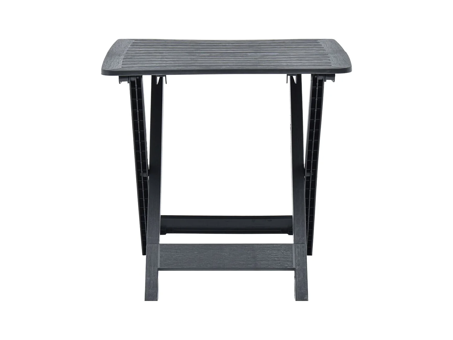 Opvouwbare tuintafel Antraciet 79x72x70 cm Kunststof