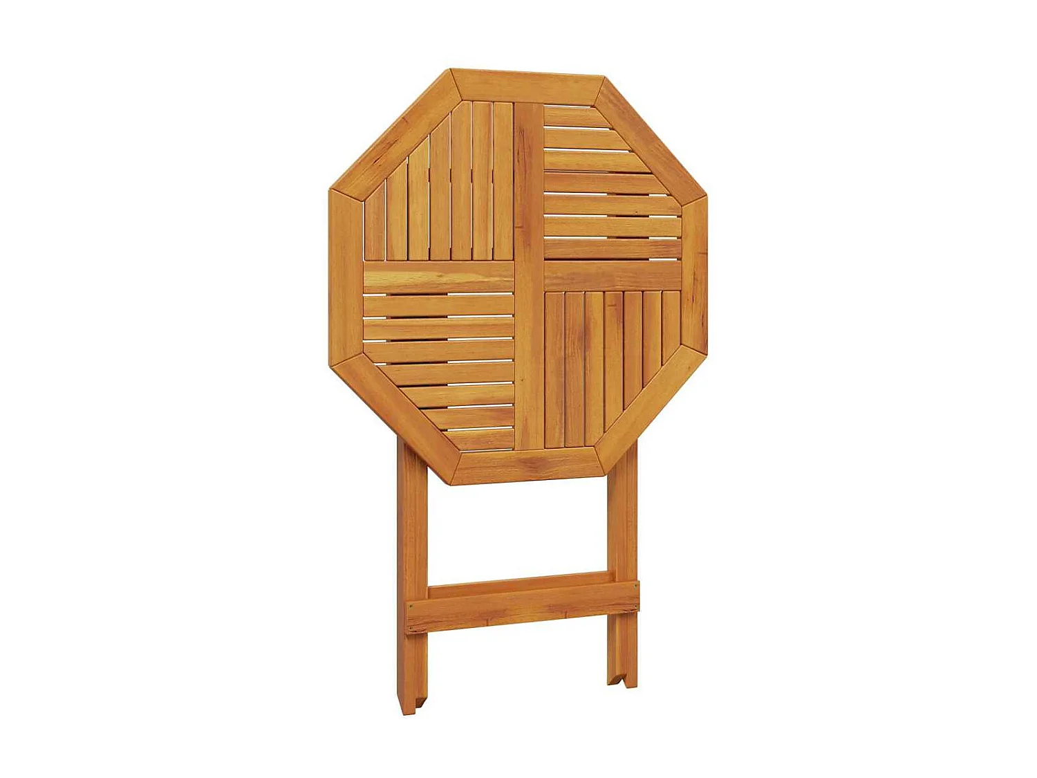 Opvouwbare tuintafel Ø70x75 cm massief acaciahout