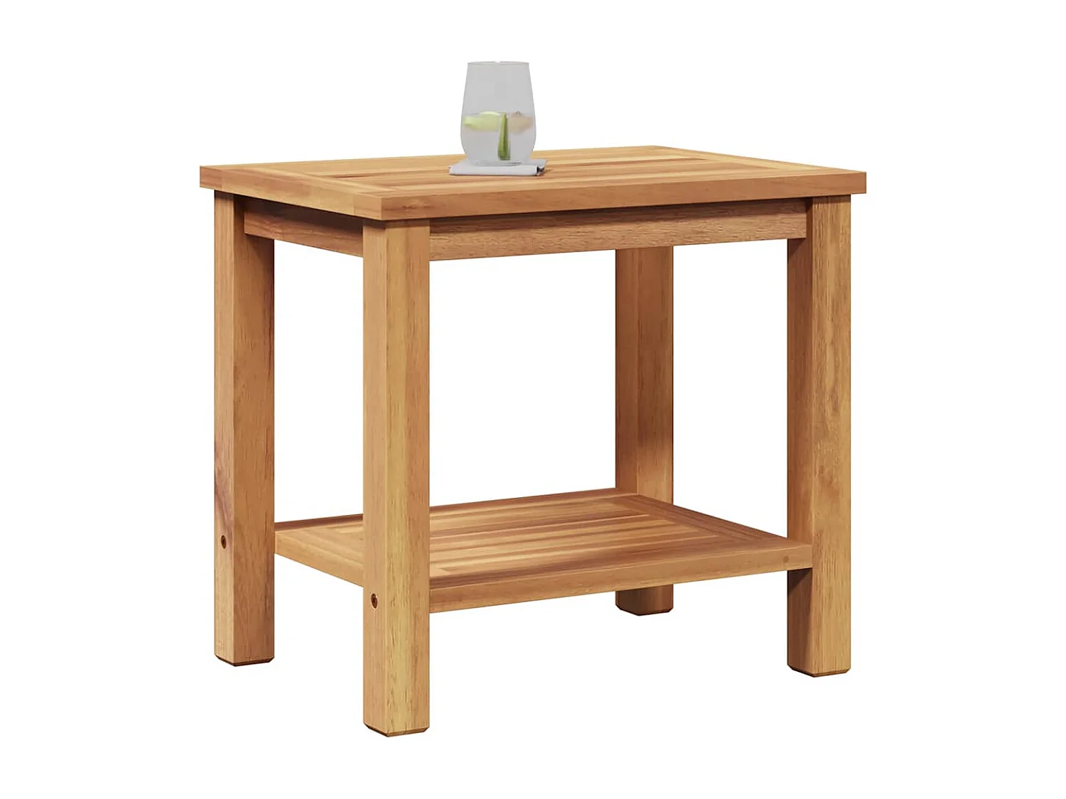 Table basse Marron 50 x 35 x 45 cm Bois de teck solide