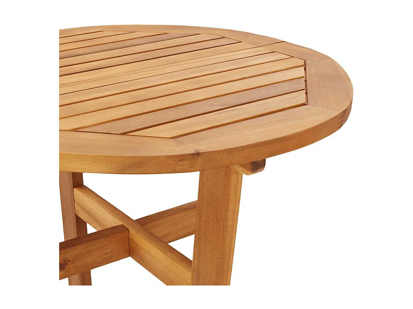 Mesa de bar de jardín Ø60x105 cm Madera maciza de acacia